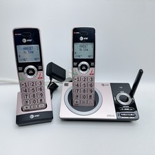AT T CL82229 2 Handset Cordless Answering System with Smart Call Block