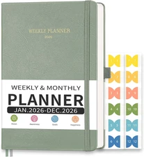 2026 Planner, Appointment Book, Hourly, Daily, Weekly and Monthly, Jan 2026 - De