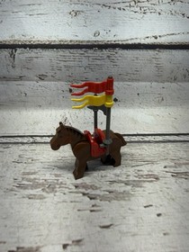 VTG Fire Breathing Fortress Minifigures Green Dragon Horse With Extras Lego 6082