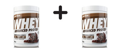 2 x Per4m Whey Advanced Protein (900g) Double Chocolate (44,42 EUR/kg)