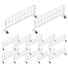 12 Pcs Mini Traffic Barrier Street Barricades Fairy Garden Fence