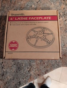 Shopsmith 6" lathe face plate 505591 (new old stock)