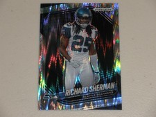 2025 Panini Prizm Black Skewed Prizm #136 Richard Sherman 174/249