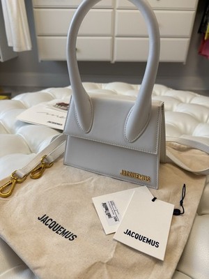 Jacquemus Le Chiquito Moyen Top-Handle Bag White Medium Size | eBay