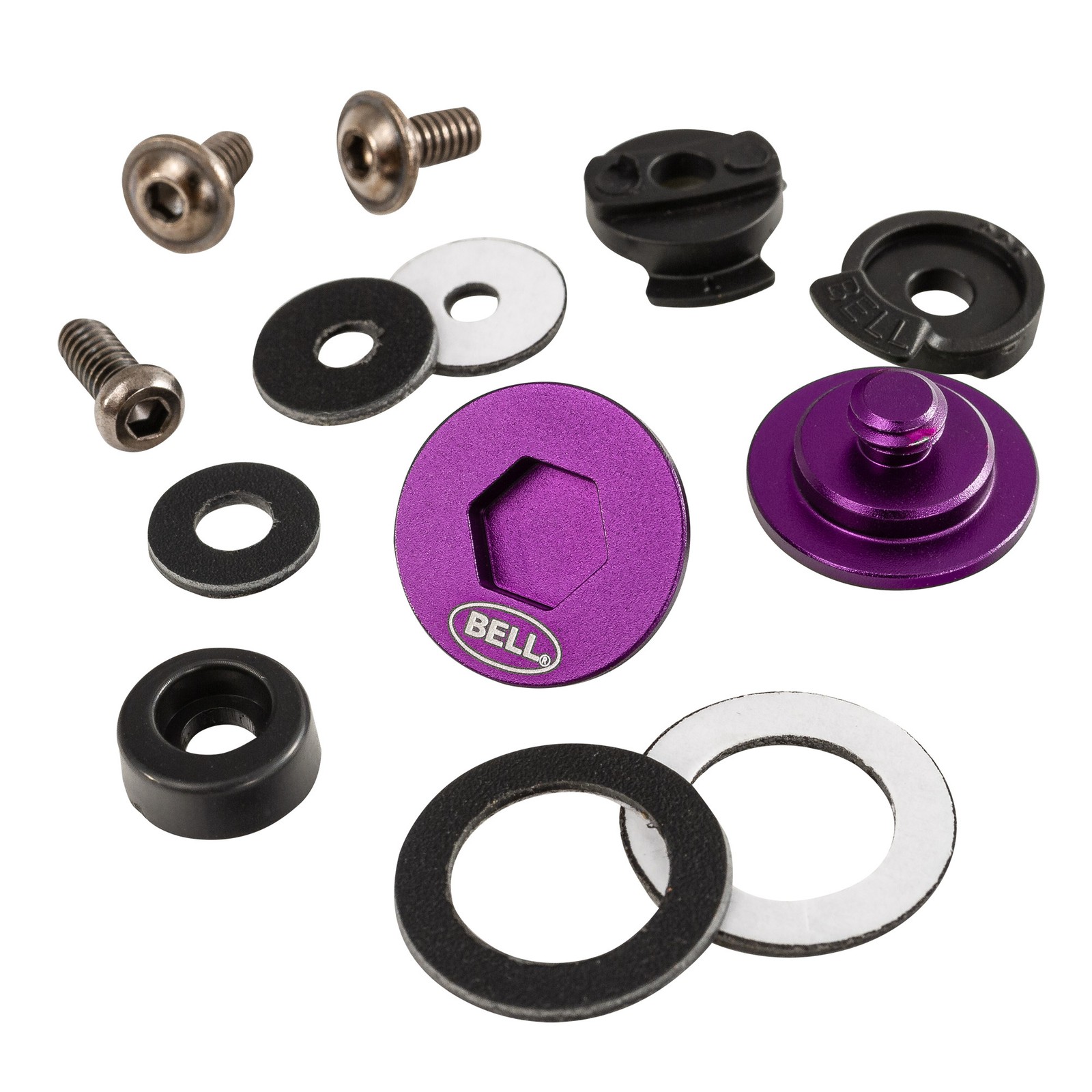 Bell Visor Pivot / Screw Kit For Bell HP10 & MAG-10 Helmets (10 Series) - Purple