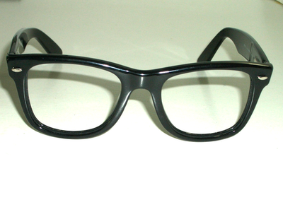 RAY BAN RB2113 50[]19 SHINY BLACK FLEX WAYFARER EYEGLASS