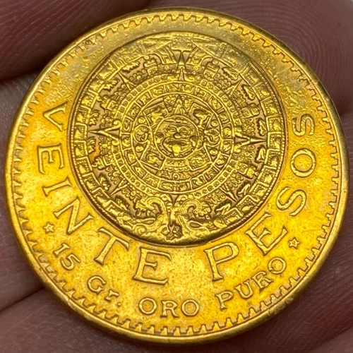 1920 Mexico 20 Pesos Gold — photo from the most recent tracked eBay sale
