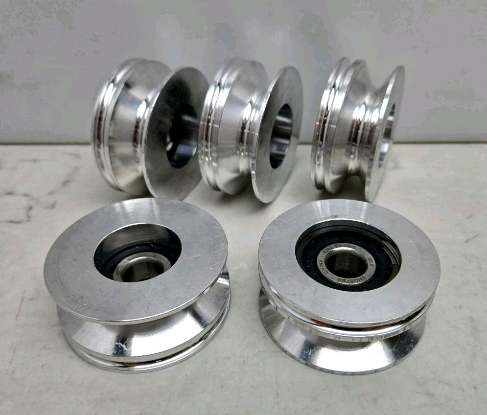 5 Pack 2-5/16" Od V-belt Pulley Divert Drive Wheel Aluminum Pulley 1/2" Bore New