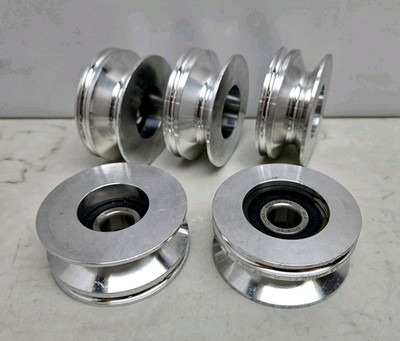 5 Pack 2-5/16'' Od V-belt Pulley Divert Drive Wheel Aluminum Pulley 1/2'' Bore New