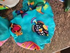 Bouffant scrub hats women Lot Of 3 Tropical Fish — photo 4