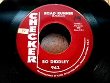 BO DIDDLEY Road Runner / My Story 45 CHECKER 942 ORIGINAL 1960 VG+++ CLEAN Vinyl