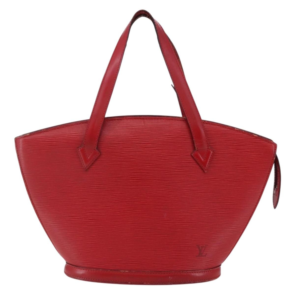 LOUIS VUITTON Epi Saint Jacques Shoulder Bag Red M52277 LV Auth