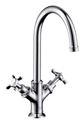 Axor Montreux 2-Griff Waschtischarmatur 210 Kreuzgriff - Chrom - 16506000