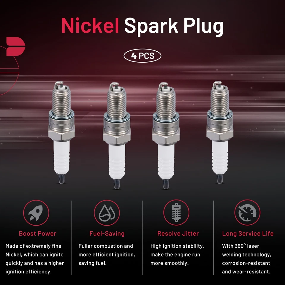 Juego de 4 bujías 7162 para Honda CB1100F 1983 Foto 4 de 4