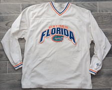 Y2K Florida Gators Lee Sport Mens Large White Embroidered Sweatshirt 90s