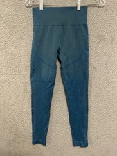 Gymshark Womens Leggings Blue Size Small Capri Adult Nylon Blend