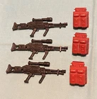 G.I. GI JOE SAW VIPER WEAPONS PARTS LOT guns backpacks FREE SHIP