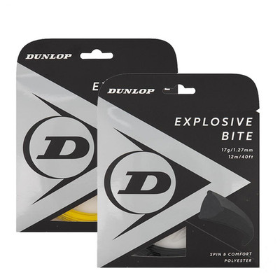 Dunlop Explosive Bite 1.27mm/1.32mm 12m Tennis Racquet Racket Poly String NWT