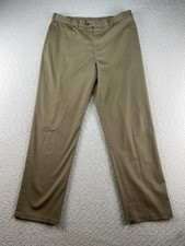 Perry Ellis Portfolio Pants Mens 36x34 Slim Fit Dress Flat Business