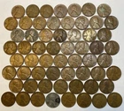 60 - 1C Lincoln Wheat Bronze Cent Coins KM# 132 - All Pictured - F VF XF Mix (3)