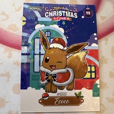 Pokémon Eevee Pikachu Jigglypuff Collectoons Christmas Cards Lot Non-Sport 2024