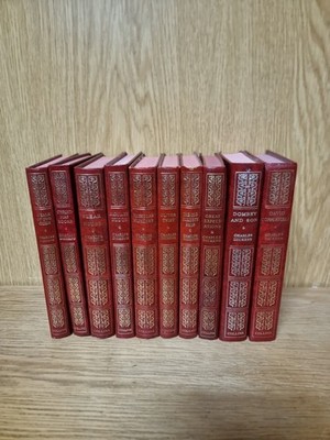 Job Lot 10 Charles Dickens Books  Collins Classics Red (14t)