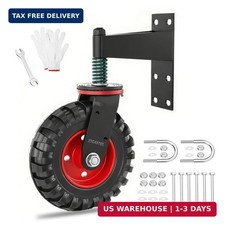 6 Inch Fence Gate Wheel for Wooden Gate, Heavy Duty Gate Wheel with 550 lbs Capa
