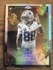 CEEDEE LAMB 2025 TOPPS CHROME FORTUNE 15 REFRACTOR COWBOYS F15-9