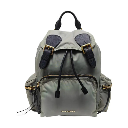 BURBERRY The Rucksack Backpacks Cloth Green Free Shipping | Duties Paid