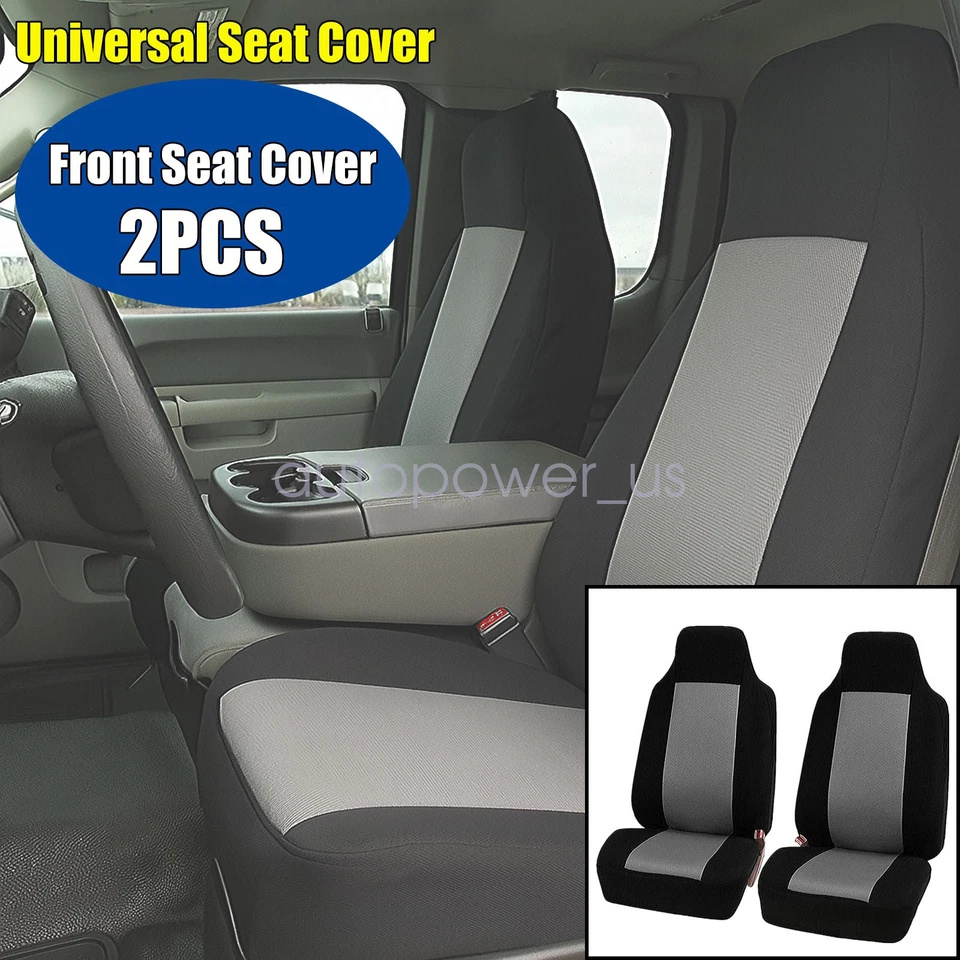 For Chevy Express GMC Savana 2003-2014 Car Full Seat Cover Waterproof Cloth 2PCS Foto 2 de 4
