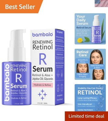 Retinol Face Serum with Witch Hazel & Aloe Vera - 1 FL OZ for Youthful Radiance