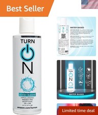 8 Fl Oz Condom Safe Water-Based Lubricant Ph Balanced Friendly