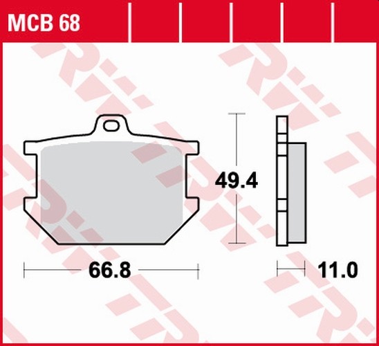Plaquettes de frein Yamaha XS 1100 S (81-82) pour stopper les sifflements
