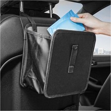 Foldable Waterproof Car Trash Can Leakproof Hanging Storage Bin Color Small