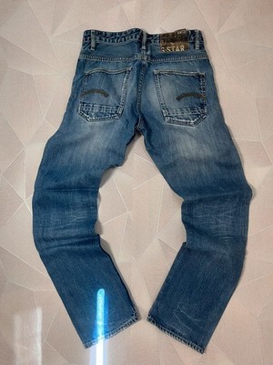 G-Star Jeans Hellblau S Vintage Y2K Retro Denim Hose 90s 2000s Streetwear Low Wa