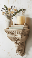 Wandkonsole Shabby Chic Beige – Dekorative Wanddeko Im Landhausstil