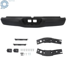 Black Rear Step Bumper Assembly Complete For Toyota Tundra 2000-2005 2006 Steel Black Rear Step Bumper Assembly Complete For Toyota Tundra 2000-2005 2006 Steel