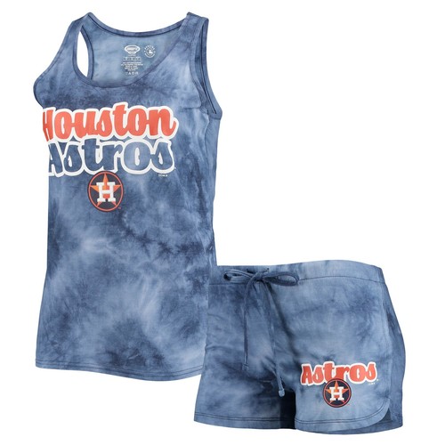 Women's Concepts Sport Navy Houston Astros Billboard Racerback Tank Top & Shorts
