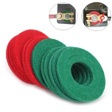 12pcs Battery Terminal Washer 6-Red 6-Green Anti Corrosion Protector Cable_
