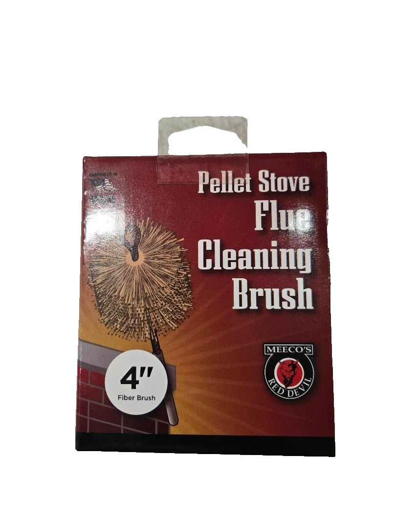 Meeco's Red Devil 4" Pellet stove flue cleaning brush #84333   NEW