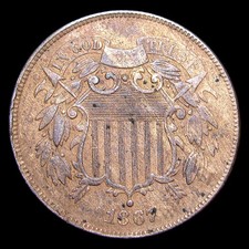 1867 Two Cent Piece ---- Nice Details Coin ---- #PP022