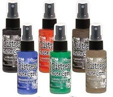 Ranger Tim Holtz Distress Oxide Spray BOLD 6 Bottle Bundle Including PTP...
