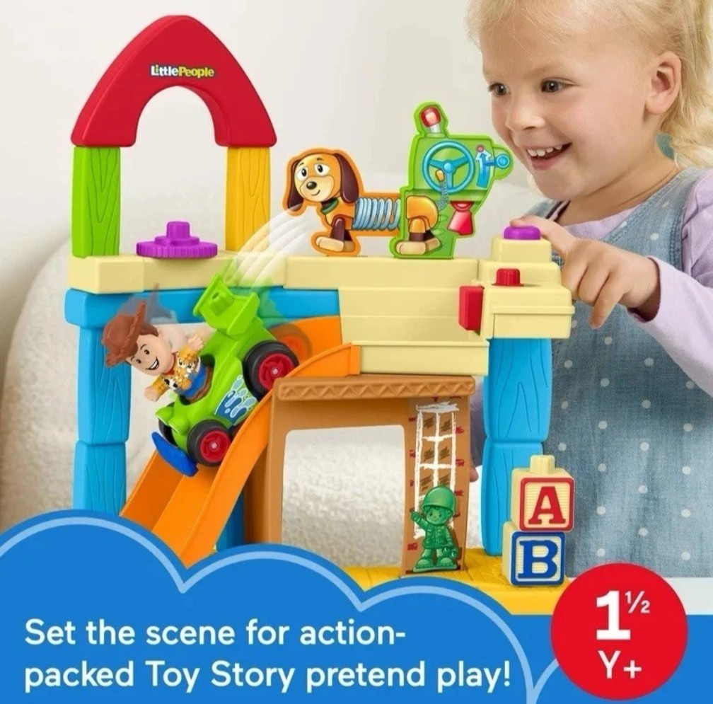Fisher-Price Little People Disney & Pixar Toy Story Andy&rsquo;s Room Toddler Playset