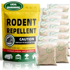 Indoor Outdoor Mouse Repellent, Rodent Deterrent, 12-Pack 