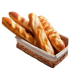 4pcs Artificial Bread Set, Realistic Fake Food for Display, Fake Bread Set D