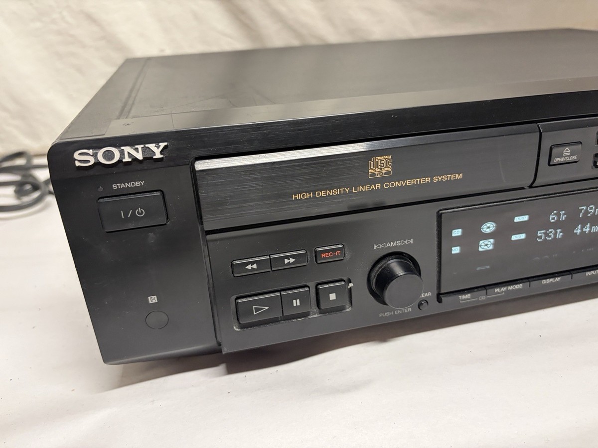 Sony MXD-D3 CD to MiniDisc MD Recorder Player Deck Tested Working