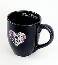 Heart Coffee Mug Black Part Wild Icup 