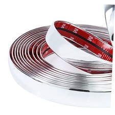 1" 25mm Automotive Chrome Trim Molding 16FT 1" 25mm Wide Chrome Silver
