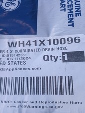 New Factory Original GE Hotpoint Washer External Drain Hose 57 Inch WH41X10096