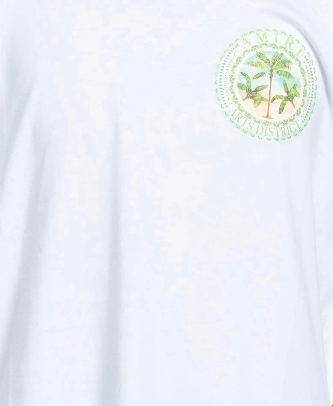 Mike Amiri Men’s Logo Tshirt  L White T Shirt Made In Italy Short Sleeve Palm thumbnail 3